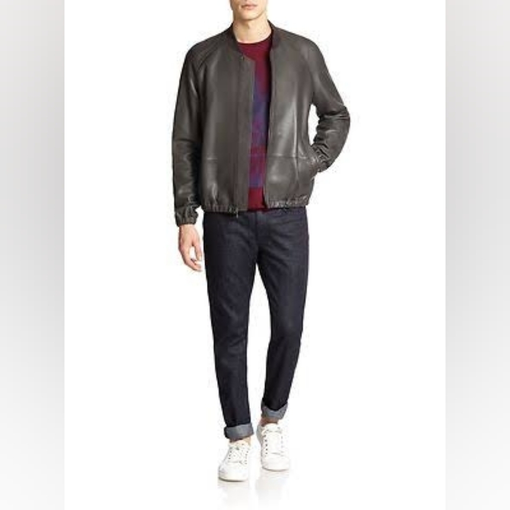 Vince Bomber Jacket - Dove Gray - Size M